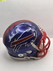 Andre Reed Signed Buffalo Bills Flash Mini Helmet Beckett COA Auto
