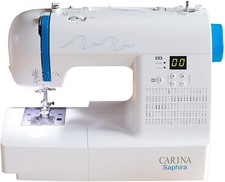 Carina Computer-Nähmaschine Nähmaschine SAPHIR, computergesteuert, 100 Programme