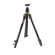Manfrotto 3001BN Tripod with 3262QR Ball Head Bogen 190DB Black Italy
