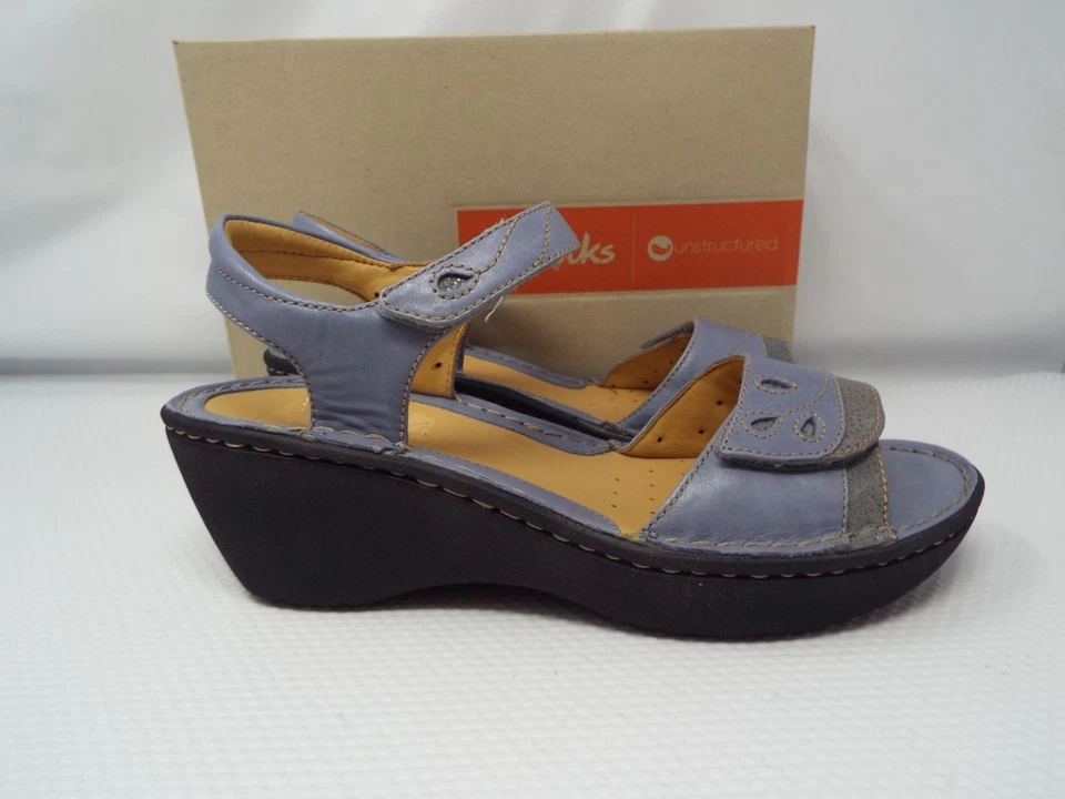 Clarks Ladies Blue Sandal UK Size 6 NIB                     #3        JL8 - Image 4 of 4