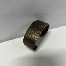 Vintage Hammered Copper 1 Wide Cuff Bracelet