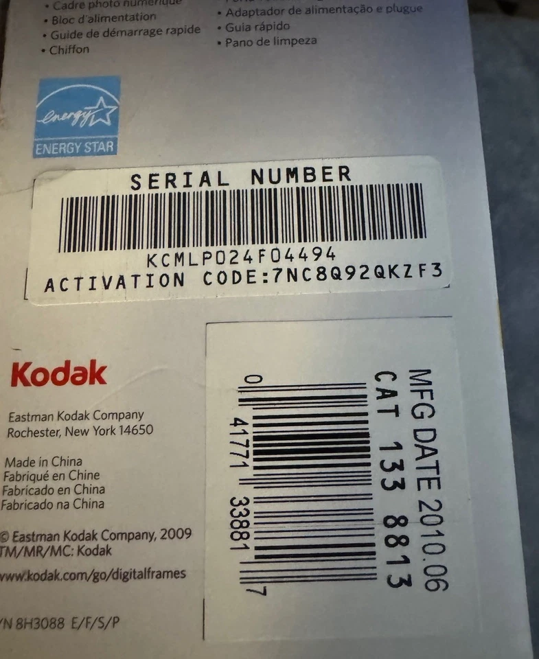 NEW Kodak Pulse Digital Frame 7” Screen - Image 4 of 4