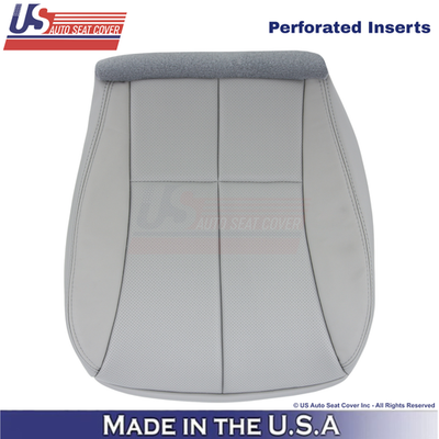 #ad 2009 2013 For Subaru Forester Leatherette Perf Driver Bottom Seat Cover Platinum $159.00