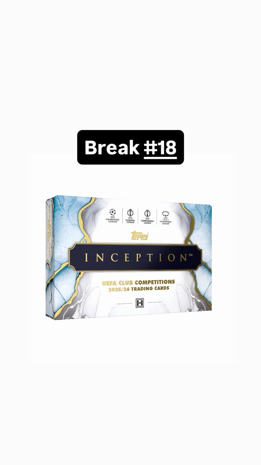 [RIP&SHIP] BOX BREAK #20 Topps Inception UCC 25/26 (Hobby Box) | eBay