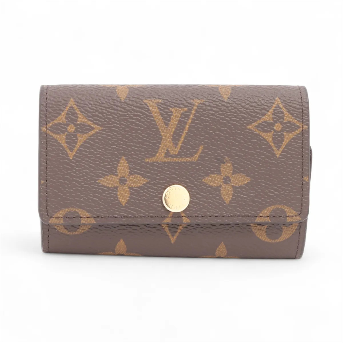 Louis Vuitton Monogram Multiclés 6 M62630 Brown Key Case responsive RFID