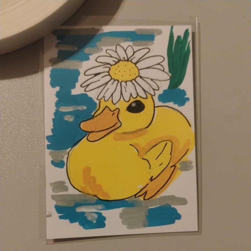 ACEO Original Acrylic Painting by Wren Thorne