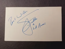 Steve Fuller Signed Index Card - Rams, Chiefs, Bears, Chargers, Clemson - B