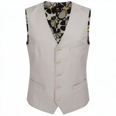 CG Club of Gents Herren Anzug Weste Mosley Slim Fit beige 61.236J1 243150 21 - Bild 1 von 4