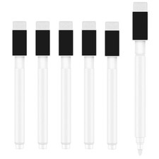 White Dry Erase Markers 5 Pcs Magnetic Mini Beautifultracy Eraser Blackboard
