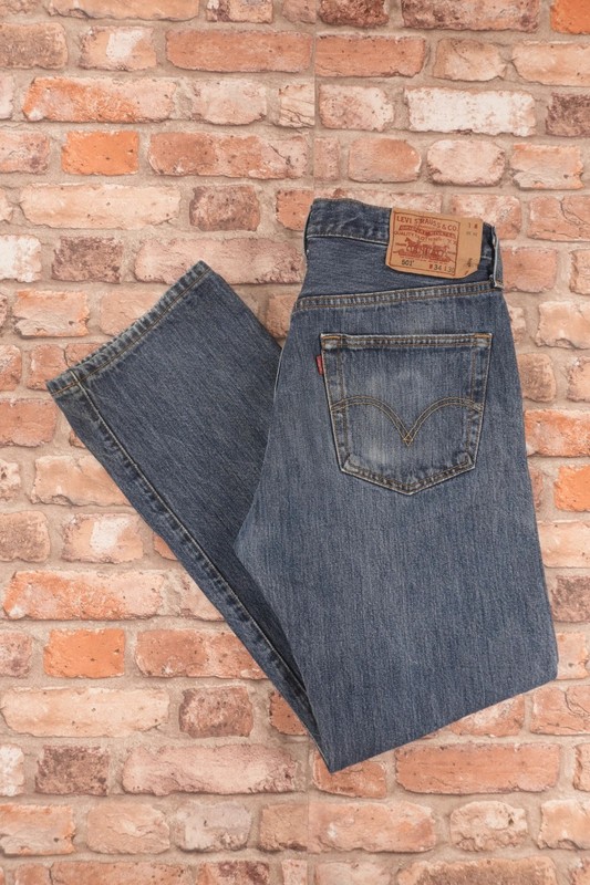 Jeans Levi's 501 straight Vintage W34 L30 | IT 48 | FR 44 blu uomo #665