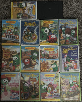 Lot of 14 VeggieTales DVDs Big Idea Animation Faith Family Christian Kids Movie