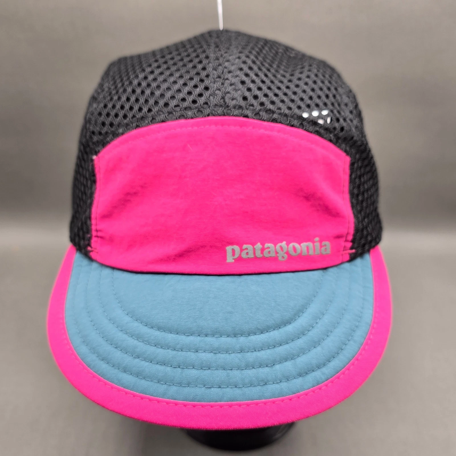 Patagonia Hat Cap Strapback Pink Black Duckbill Outdoor Vented Adult Unisex New
