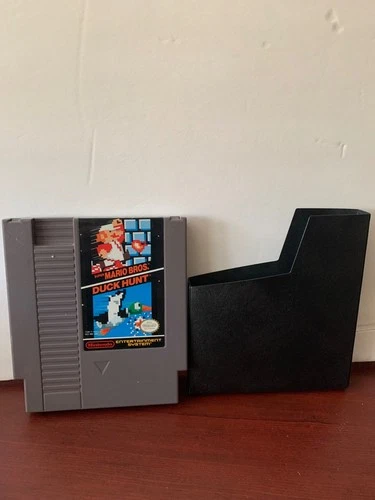 Super Mario Brothers & Duck Hunt - NES cartridge & sleeve- Tested and working