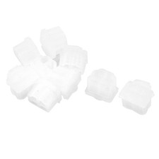 Clear Rubber RJ11 Connector Port Anti Dust Cap Protector Cover 10PCS