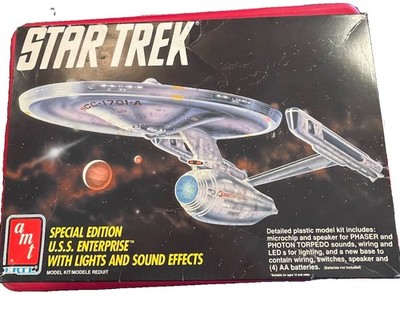 Star Trek Special Edition U.S.S. Enterprise Lights-Sound 6957 1991 NEW OPEN BOX