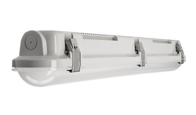 Feuchtraumleuchte, Tri Proof Basic, 10 W, 4000 K, Grau, 220-240 V-AC, 50 - 60 Hz