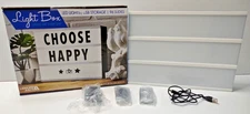Leisure Arts Light Box LED USB or Battery Powered  Message Board