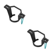 2Pcs Ceiling Fan Mount Bracket Aluminum Black for Sloped Ceiling Patio