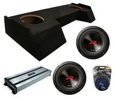 Alpine Bundle Fits 19-25 Dodge Ram Crew Cab R2-W10D4 10" Subwoofer w/ HA-A1500.1
