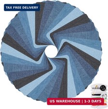 Amrules Iron On Patches, 30 Pieces 3.7 x 4.9 Inch Fabric Repair Kit in Denim Col