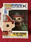 Funko Pop! Ad Icons 91 PEZ Boy Fireman  2020 Spring Convention NEW OK BOX pics