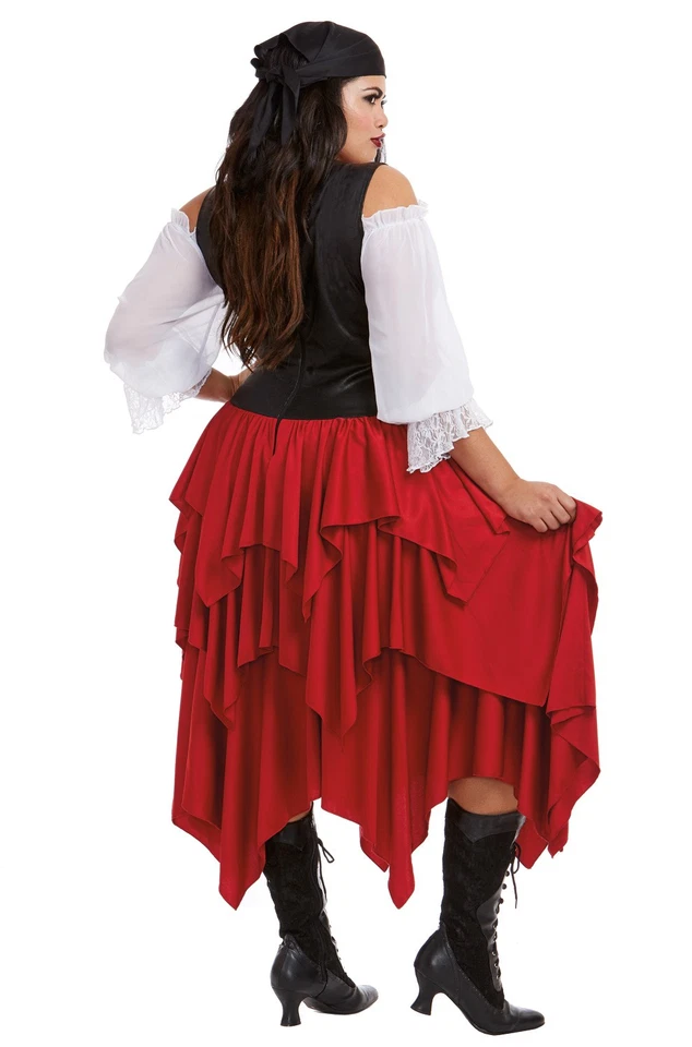 Brand New Ships Ahoy Pirate Lass Plus Size Costume - Image 2 of 2