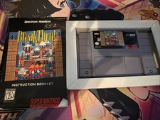 BreakThru CIB (Super Nintendo-NES, 1994) By Alexey Pajitnov-Creator Of Tetris