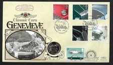 UK ENGLAND BRIGHTON TO KENT CENTENARY FDC QUEEN ELIZABETH COIN + COVER 1996