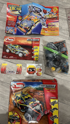 KNEX RC Burn out Radio Control Building Set 3 Models 3ft 15128 for