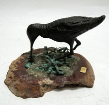 VTG 1970's Bronze Sculpture “Sandpiper" By Ronl Limited Ed #96/100