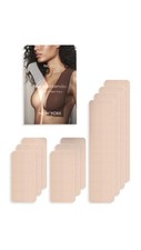 NOOD The Weekender Travel Breast Tape, Pre-Cut Strips, One Size, No.3 Buff