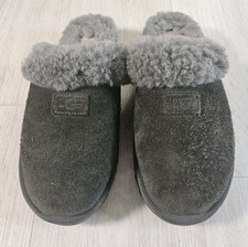 UGG Cozy Women's Slipper Genuine Suede Shearling Lined- Forest Green Size 9
