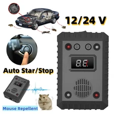 Ultrasonic Mouse Repeller Car Vehicle Rat Rodent Repellent Pest Animal Deterrent