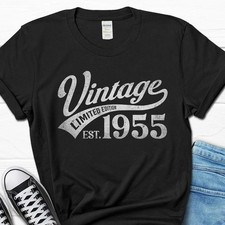 70th Birthday T-Shirt For Men, Vintage 1955 Men's Shirt,