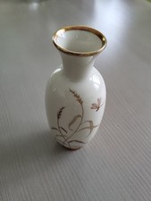 Schöne kleine Vase Johann Haviland Bavaria Goldrand E02189  32 Höhe 16cm