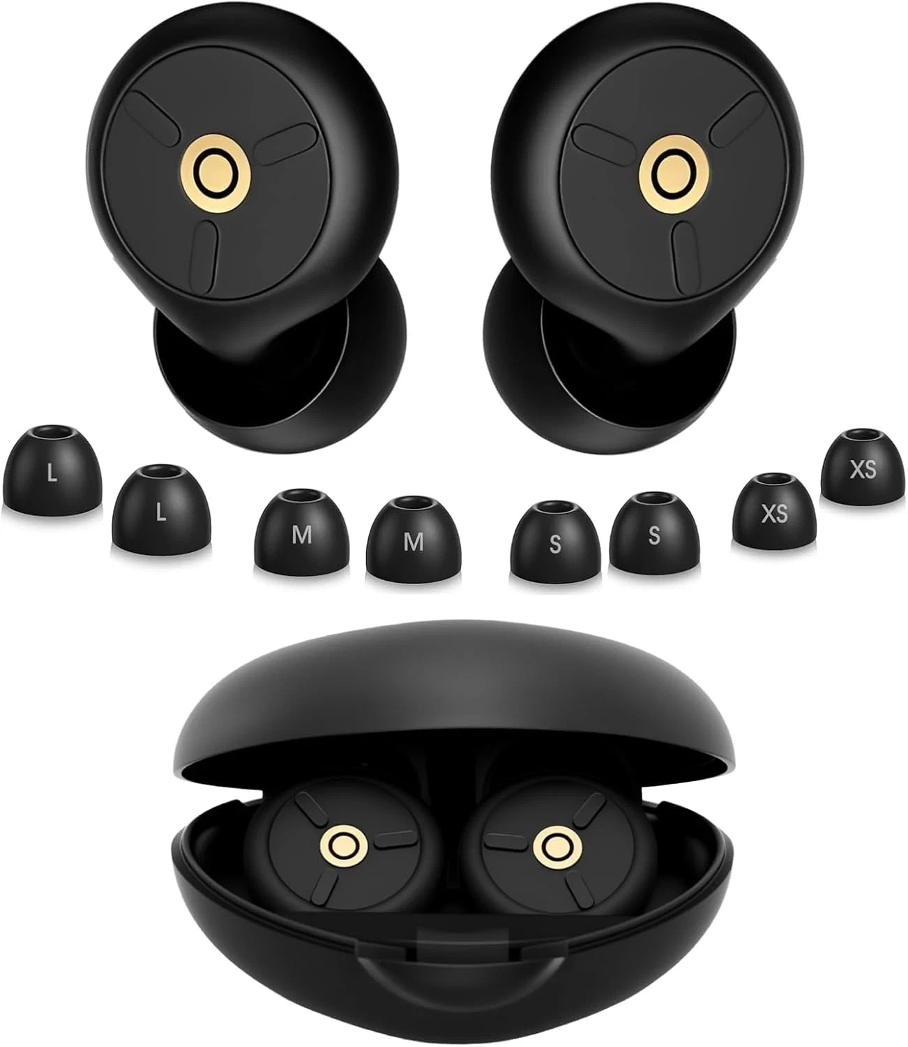 Noise Cancelling Ear Plugs for Sleeping, Travel & Work - 50Db Reusable Silicone-image