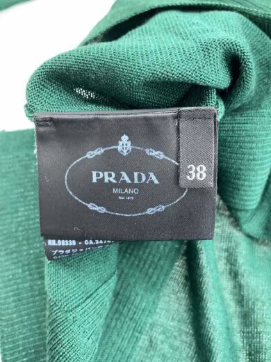PRADA/Lightweight Cardigan/Size 38/Wool/GRN thumbnail 4