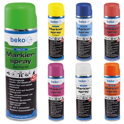 beko Markierspray TecLine 500ml Signierspray Markierung Spraydose