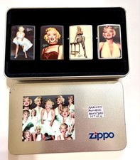Zippo Marilyn Monroe set of 4 prototype. New.