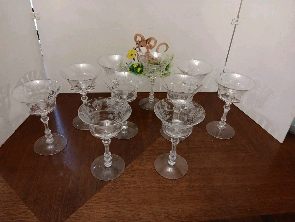 Crystal Etched Goblets for sale | eBay