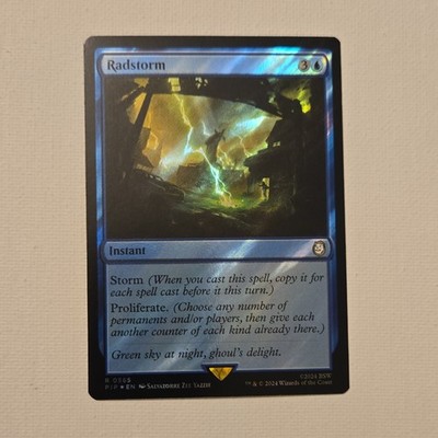 Wizards of the Coast MTG PIP Radstorm R 0565 Rare Surge Foil Instant Blue Eng 3U