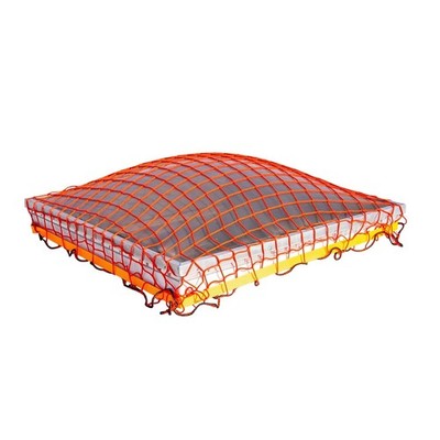 Tie Down Safety Portable Skylight Netting Bright Orange OSHA Compliant 7x7  ft