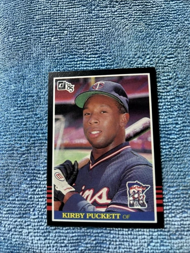 1985 Donruss Kirby Puckett Rookie RC Minnesota Twins #438 HOF Very Sharp!