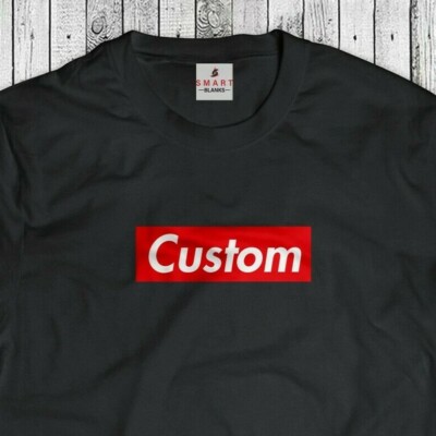 Custom Text 20th Anniversary Box Logo Tee