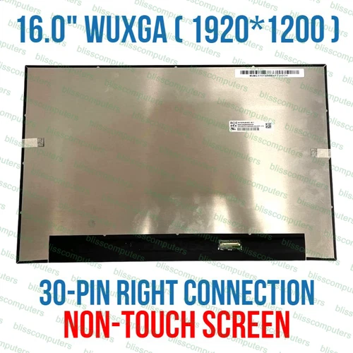 NV160WUM-N41 V8.0 16" FHD+ 30 PIN LCD LED Screen Jumper EZBOOK S5 MAX Panel