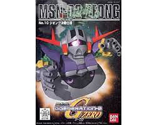 Zeong MSN-02 Gundam BANDAI Gunpla super deformed. NO uso COLLA PRECOLORED