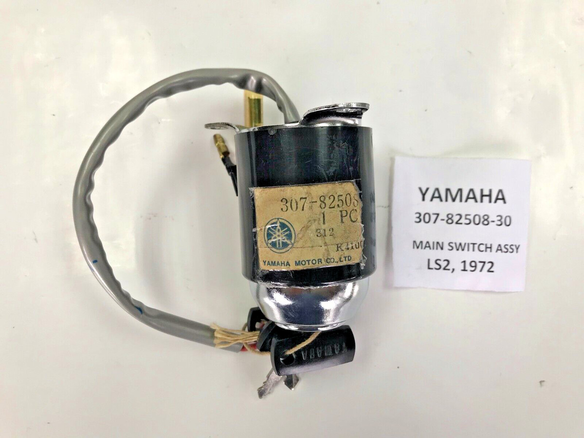 307-82508-30 YAMAHA LS2 1972 MAIN SWITCH ASSY ORIGINAL NOS OEM | eBay 