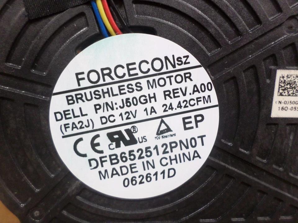 Dell Optiplex 7010 SFF CPU Heatsink W/5-Pin Cooling Fan J50GH 637NC FVMX3 - Image 3 of 4