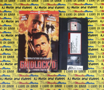 VHS film GRIDLOCK'D 1998 tim roth tupac shakur thandie newton CECCHI GORI (F185)