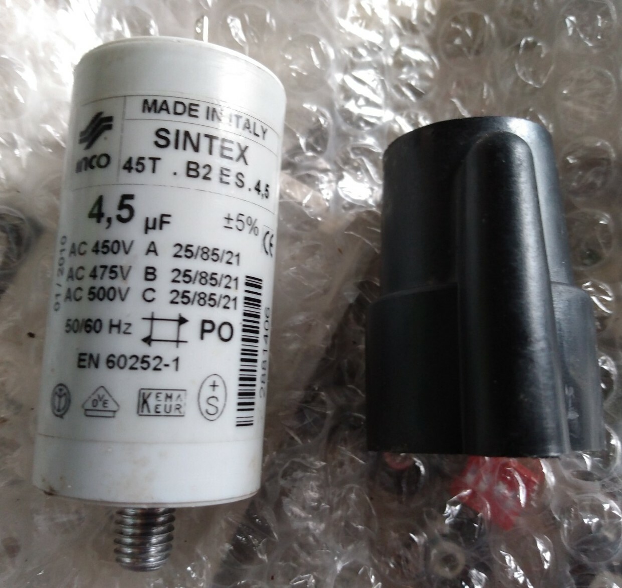 Inco Sintex 45T 4 uf capacitor from an oil burner eBay